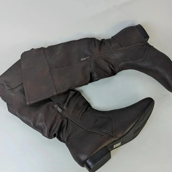 NWOT Dream Pairs Women Platform Knee High Fashion Boots -9 - Picture 2 of 10